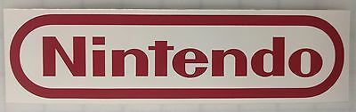 Nintendo NES Sticker Decal Logo Super SNES 8.5