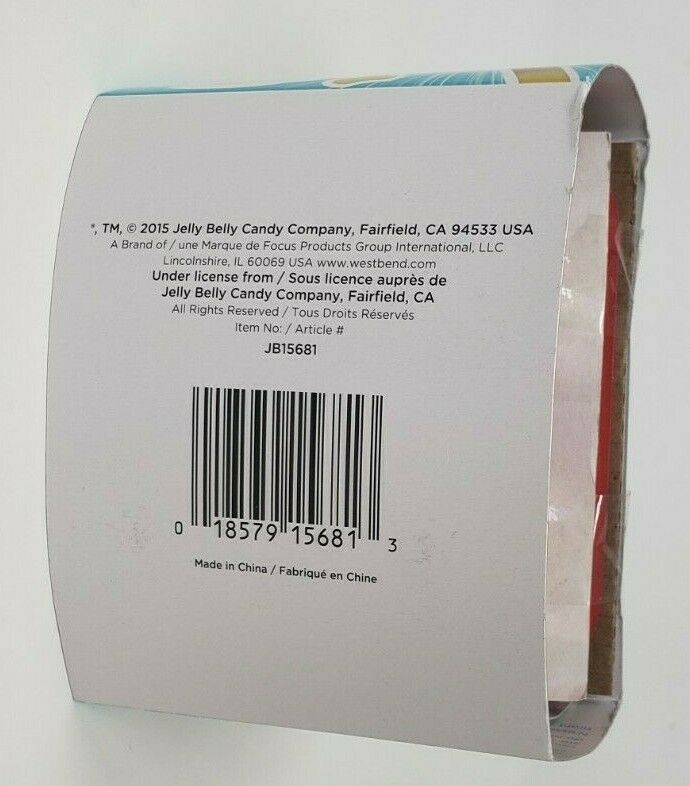 Jelly Belly Bean Ice Pops Mold Red New - Fresh Stock Dated February 2026