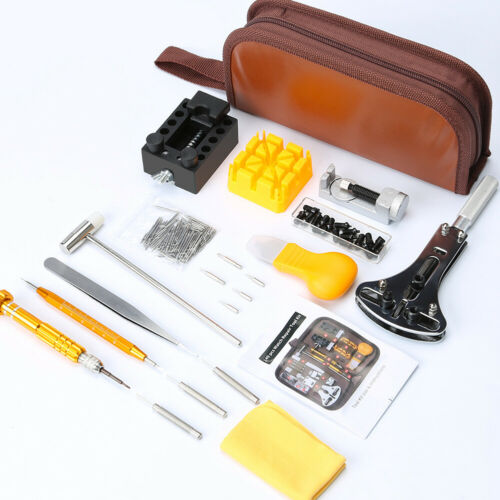 Watch Repair Tool Kit Spring Bar Tool Set,Case Opener,Watch Case Press with Case - Fresh Stock Dated December 2025