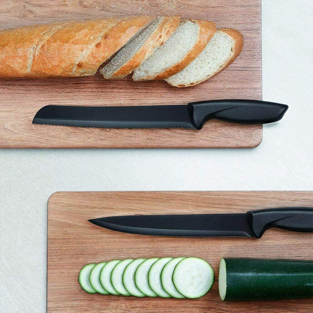 Professional Kitchen Knife Set 17 pcs w Stand with Sharpener BEST GIFT BOX SET - Fresh Stock Dated January 2026