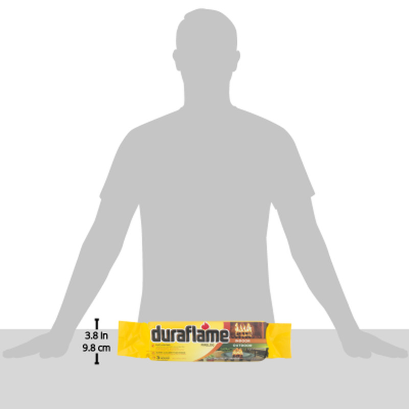 Duraflame 4.5Lb Single Firelog, 3 Hour Burn, Indoor/Outdoor Use - Fresh Stock Dated January 2026