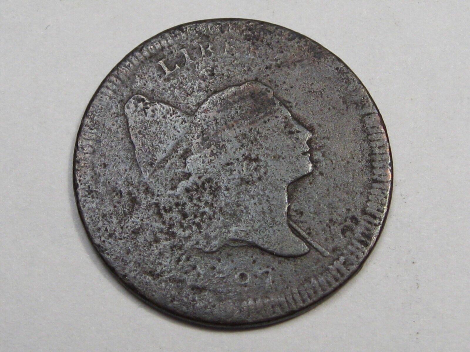 1797 LIBERTY Cap Flowing Hair Half Cent.  #28 - Fresh Stock Dated December 2025