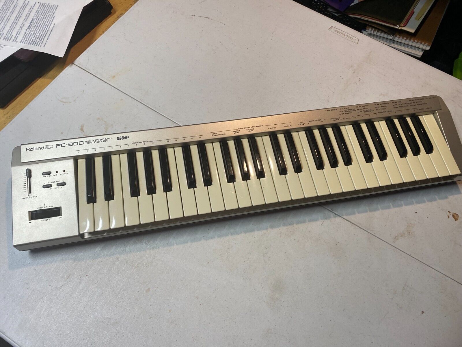 Roland ED PC-300 49-Key MIDI Keyboard Controller USB Tested Works Great - Fresh Stock Dated December 2025