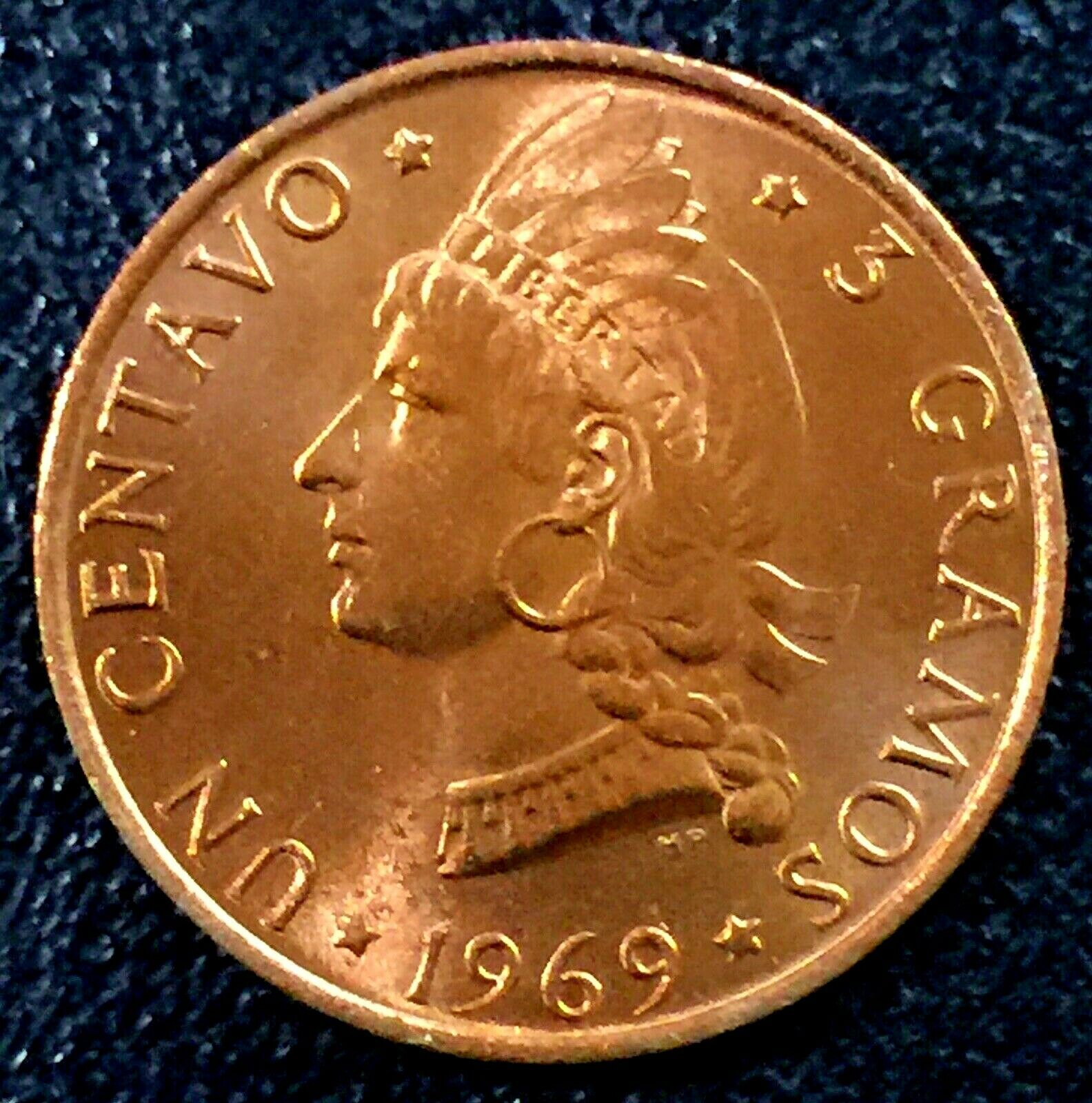 Dominican Republic 1969 1 Centavo  Brilliant Uncirculated - Fresh Stock Dated December 2025