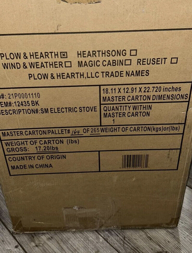 Compact Electric Stove - Black - Fresh Stock Dated February 2026