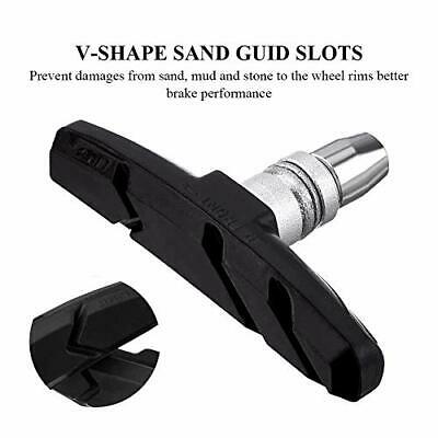 2 Pairs Bike Brakes Pads Set, 70mm Bicycle Brake Pads for Cruiser MTB Universal - Fresh Stock Dated December 2025