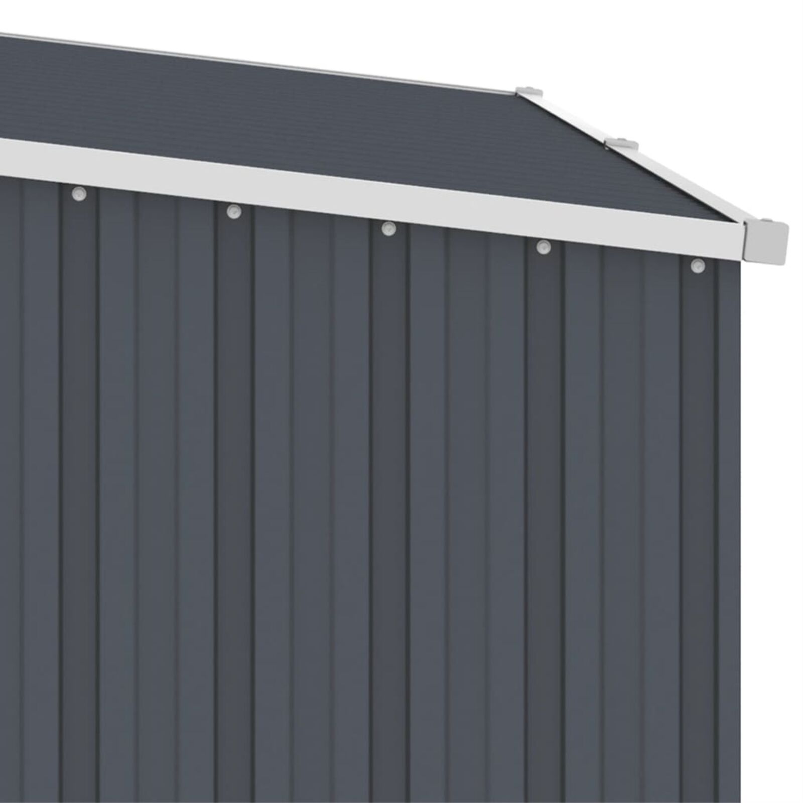 vidaXL Garden Firewood Shed Anthracite 96.5