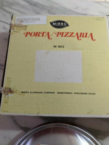 VINTAGE MIRRO ALUMINUM PORTA PIZZARIA HOT PLATE CAMP STOVE PIZZA PLATE UNUSED - Fresh Stock Dated February 2026