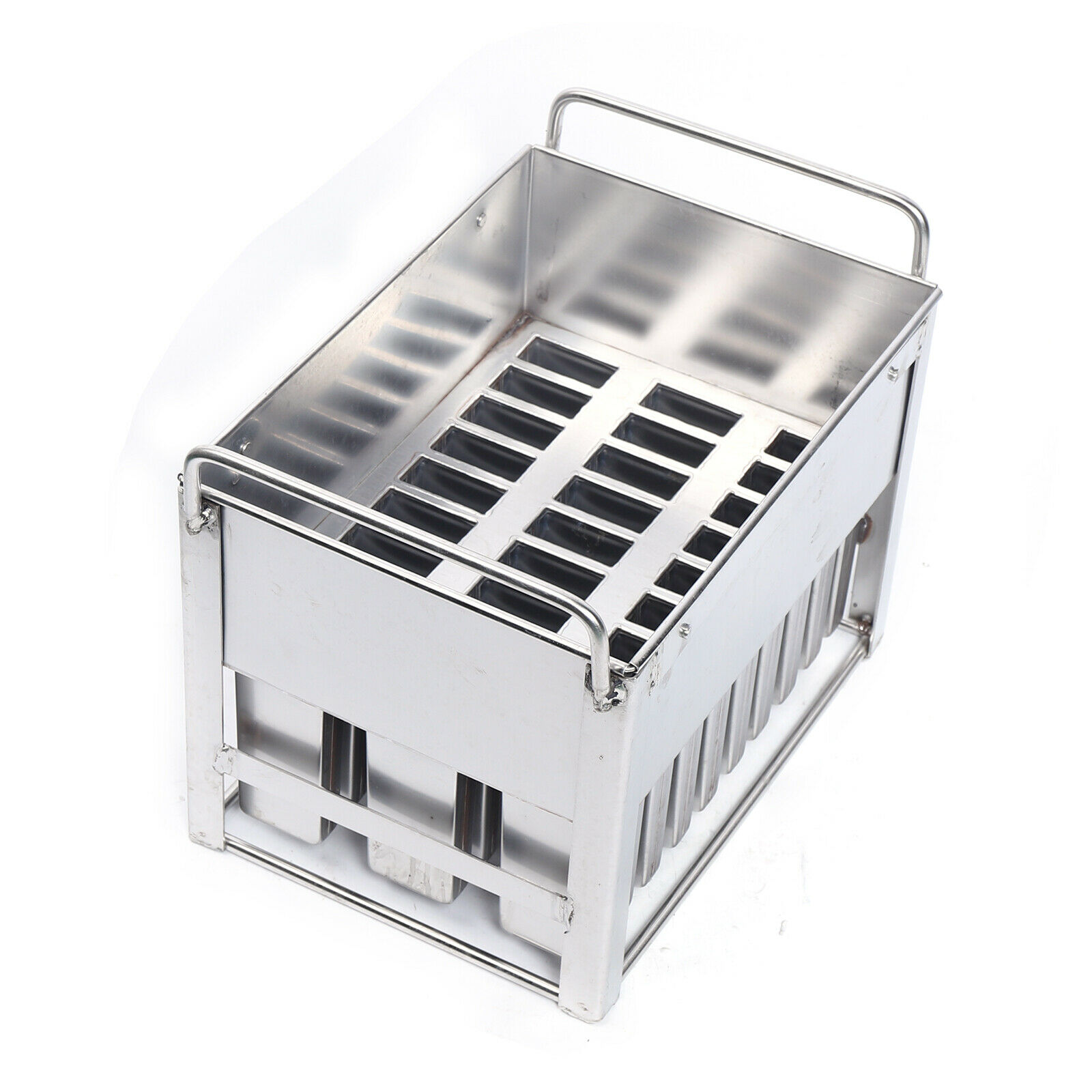 30pcs Stainless Steel Ice Cream Mold Reusable Candy Juice Popsicle Maker Mould - Fresh Stock Dated February 2026