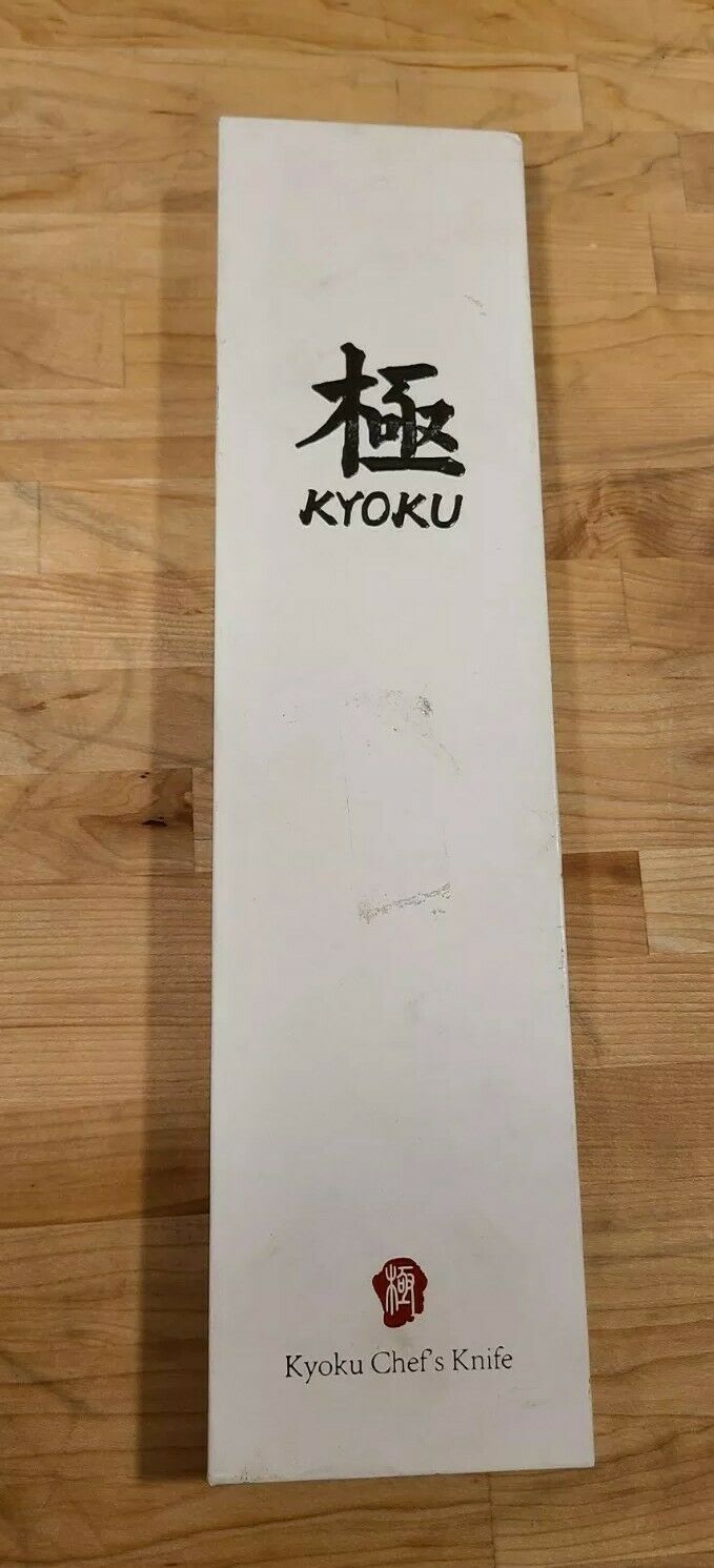 Kyoku Samurai Series , 8 Inch Japanese Gyuto Chef's Knife,  Open Box - Fresh Stock Dated January 2026