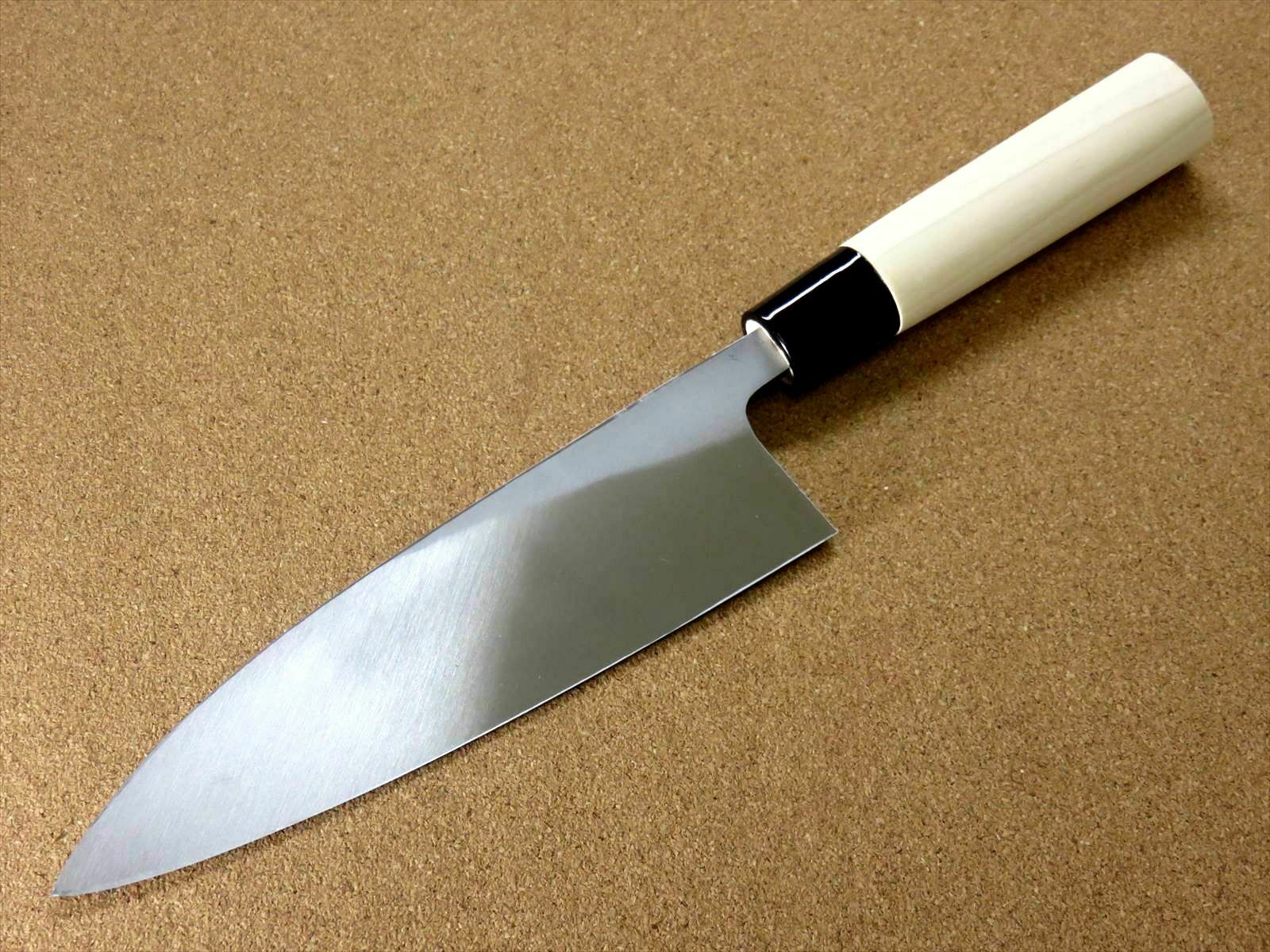 Japanese Kitchen Deba Knife 165mm 6.5 inch Single edged Right handed SEKI JAPAN - Fresh Stock Dated January 2026