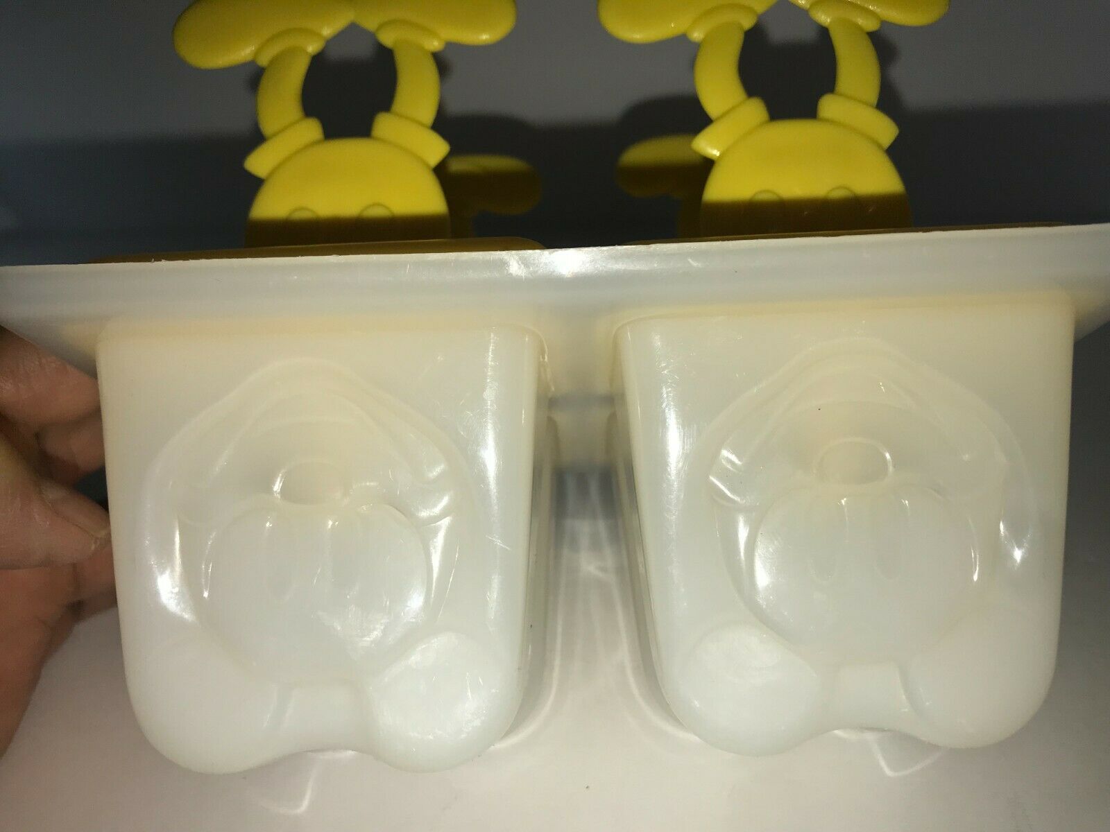 Walt Disney Mickey Mouse Ice Pop Mold Popsicle Juice Mickey Head Feet 5 1/2