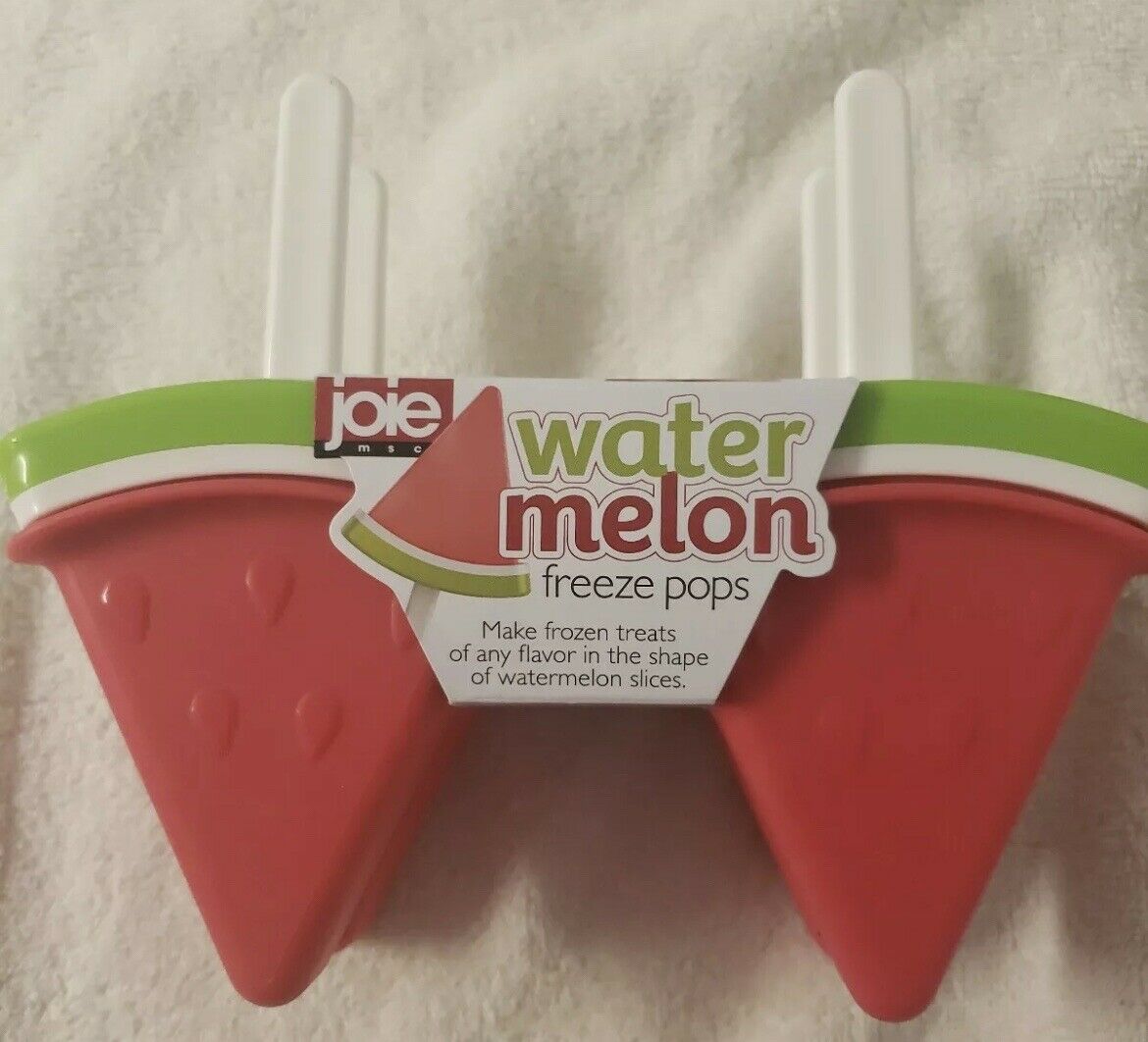 Joie MSC Watermelon Shape Freeze Pops Popsicle Maker 4pc - Fresh Stock Dated February 2026
