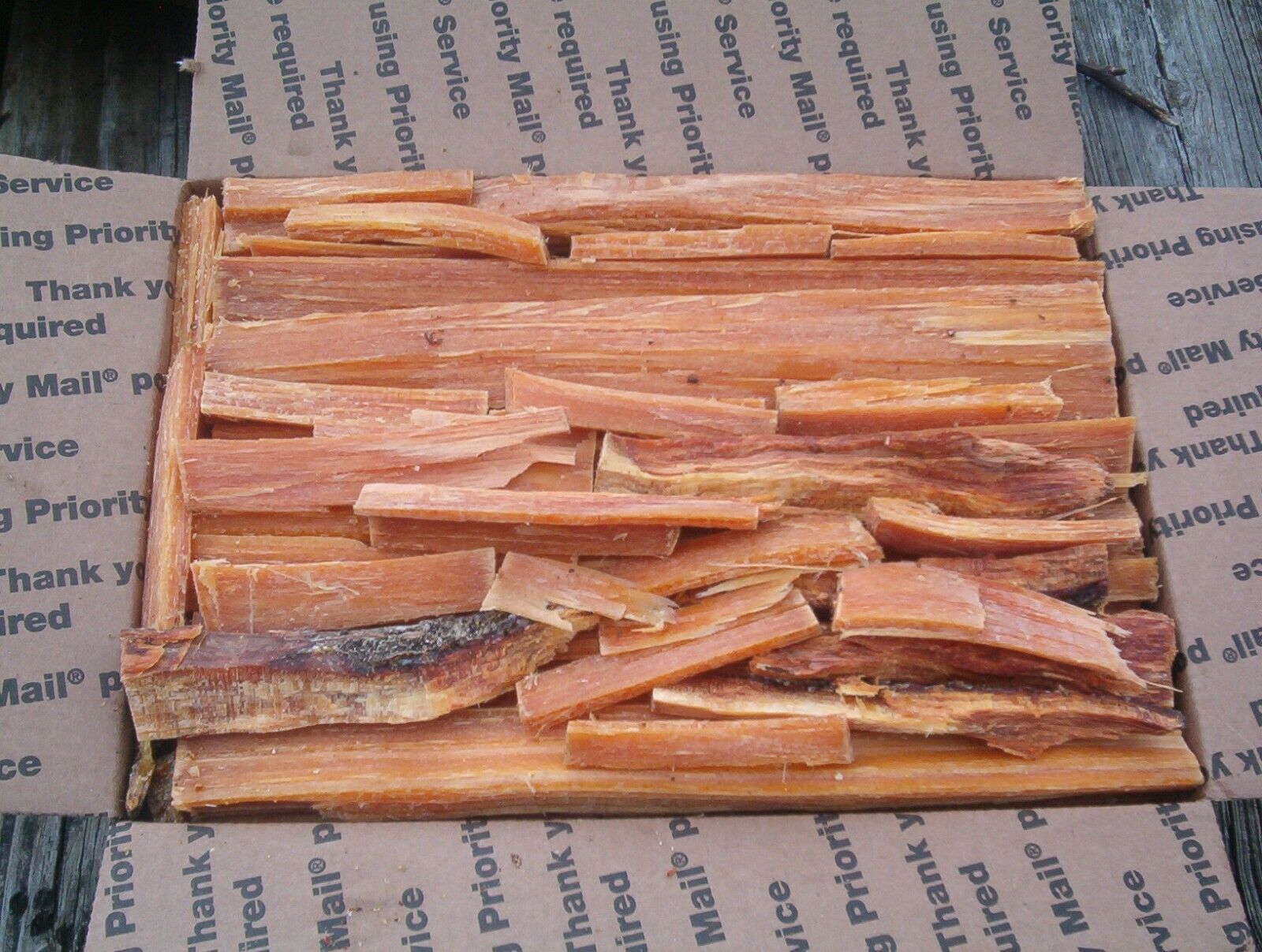 FAT LIGHTER KINDLING FIRE STARTERS FATWOOD RICH FIRE TINDER WOOD 7 lb.+ Mail Wt. - Fresh Stock Dated December 2025