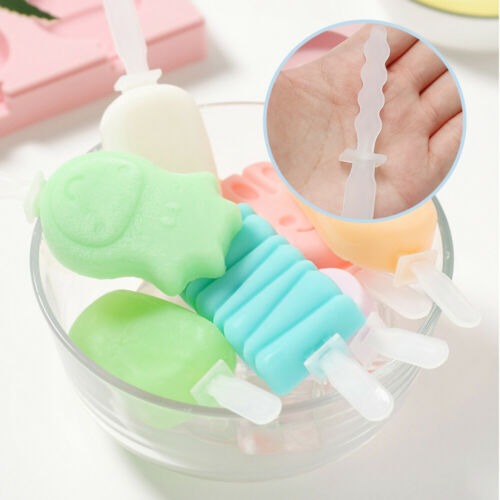 3 Pcs Homemade Popsicle Silicone with Lid, DIY Ice Cream Bar Mold Shape reusable - Fresh Stock Dated February 2026