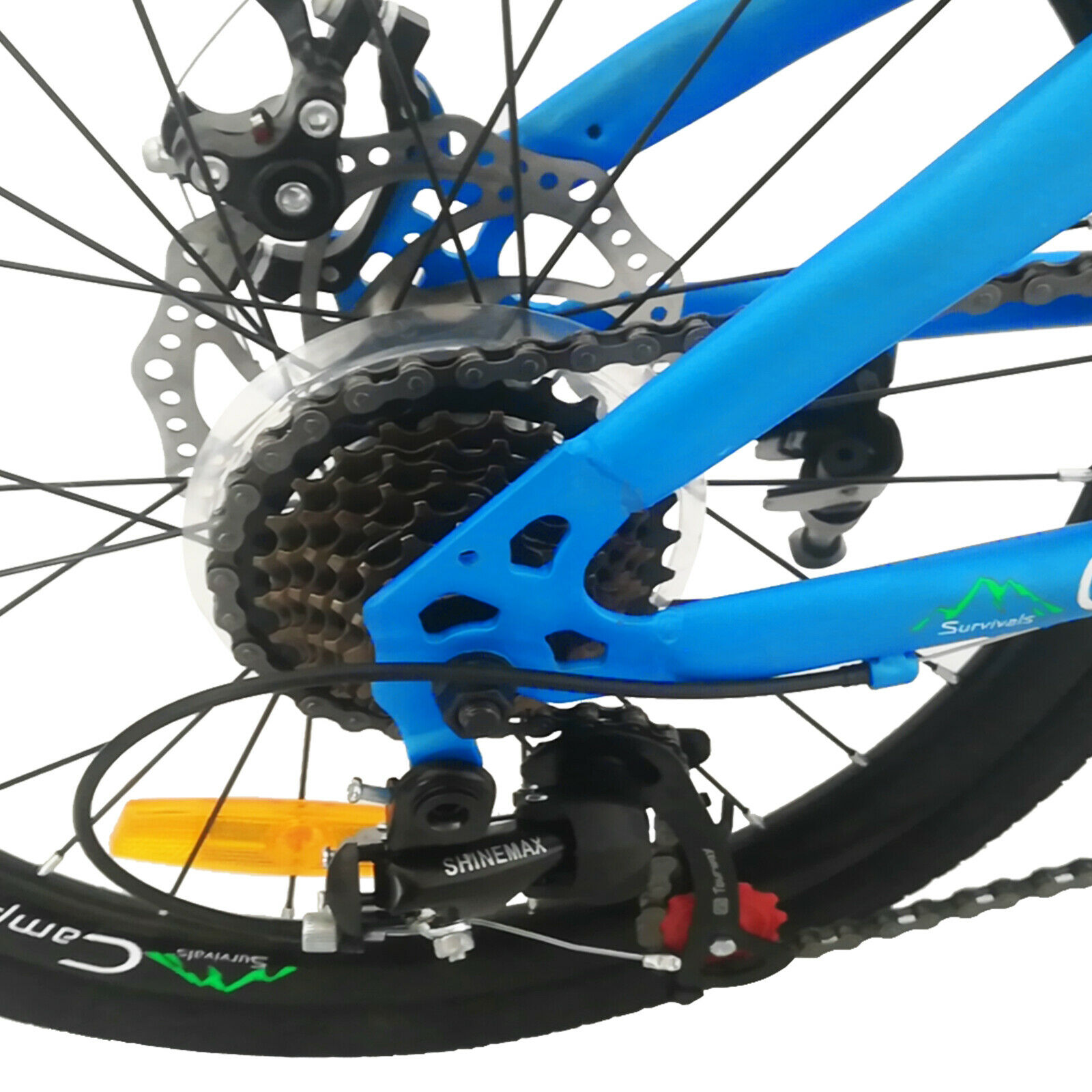 20in Foldable Bicycle Bike High Carbon Steel Bearing Save Space Bicycle Blue - Fresh Stock Dated December 2025