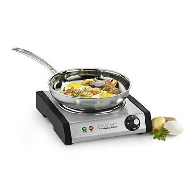 Cuisinart CB-30 Cast-Iron Single Burner, Stainless Steel - Fresh Stock Dated February 2026