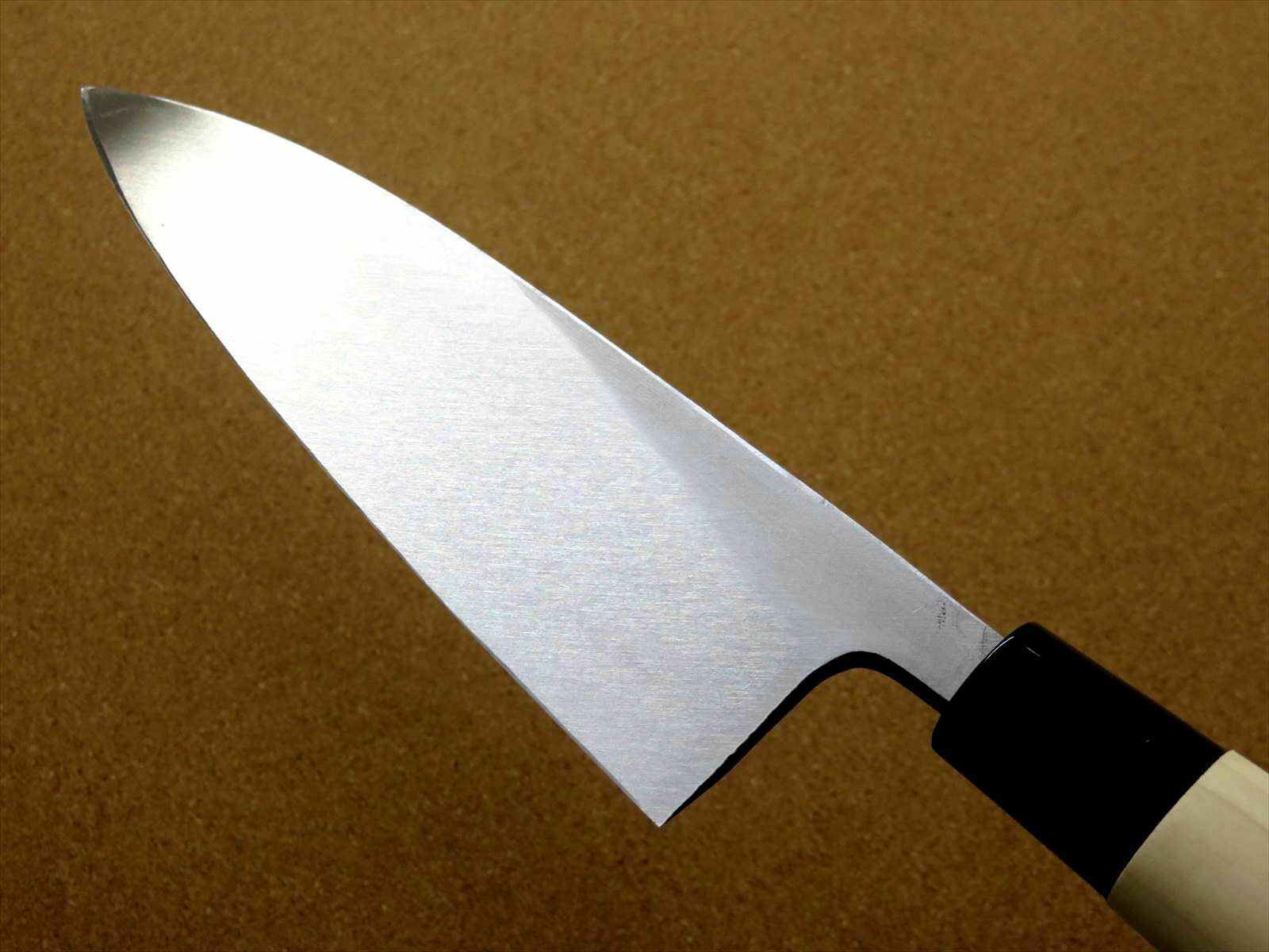 Japanese Kitchen Deba Knife 165mm 6.5 inch Single edged Right handed SEKI JAPAN - Fresh Stock Dated January 2026