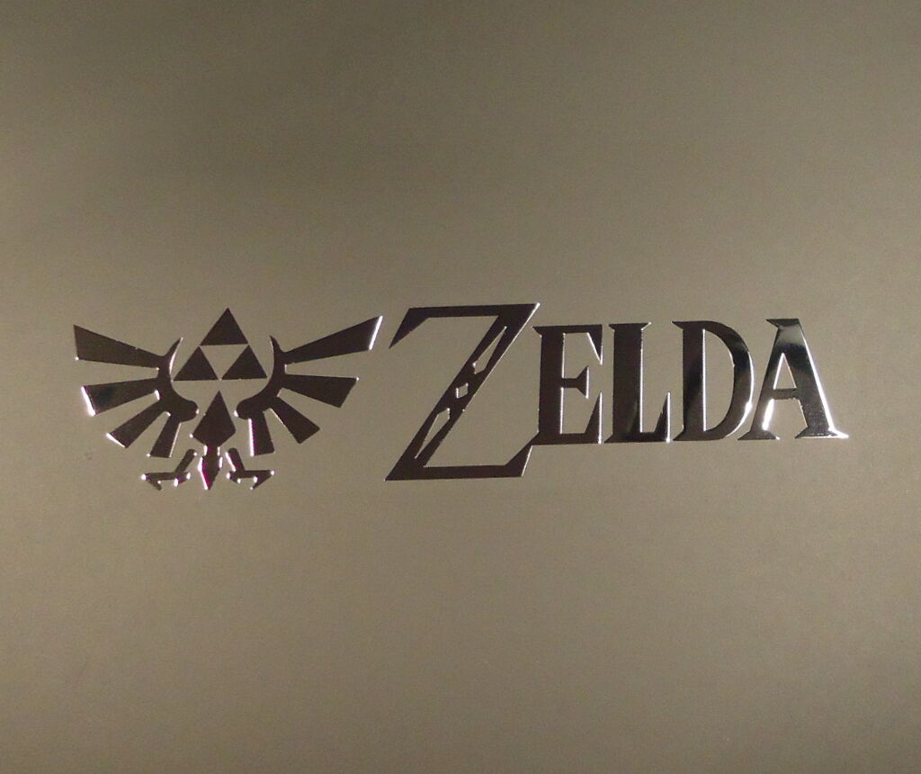 Zelda Label / Aufkleber / Sticker / Badge / Logo 10 x 2.4 cm [260] - Fresh Stock Dated February 2026