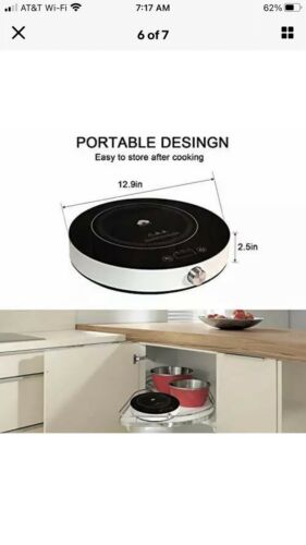 Easepot Portable Induction Cooktop 1800W Hot Pot Countertop Burner 13