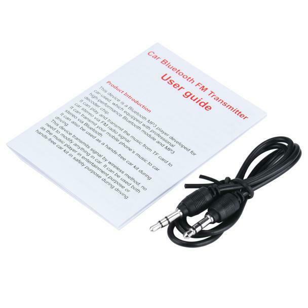 Car Kit Handsfree Wireless Bluetooth FM Transmitter MP3 Player USB LCD Modulator - Fresh Stock Dated December 2025