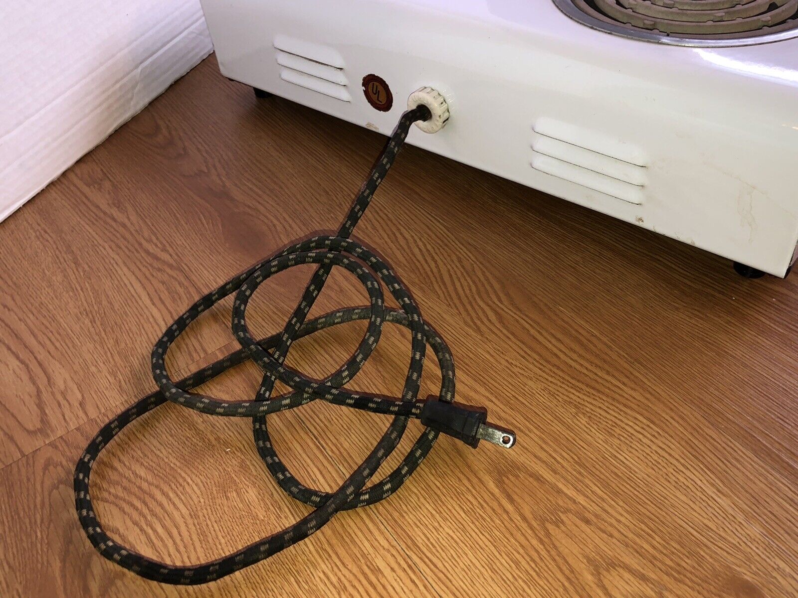 Vintage Kenmore 2 Burner Portable Electric Stove Hot Plate White Enamel Working - Fresh Stock Dated February 2026