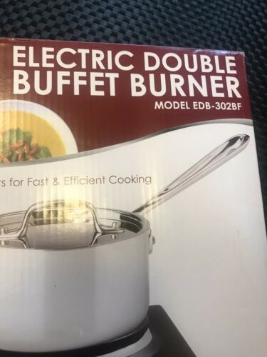 Elite Gourmet Countertop Electric Hot Burner Double - Black - Fresh Stock Dated February 2026