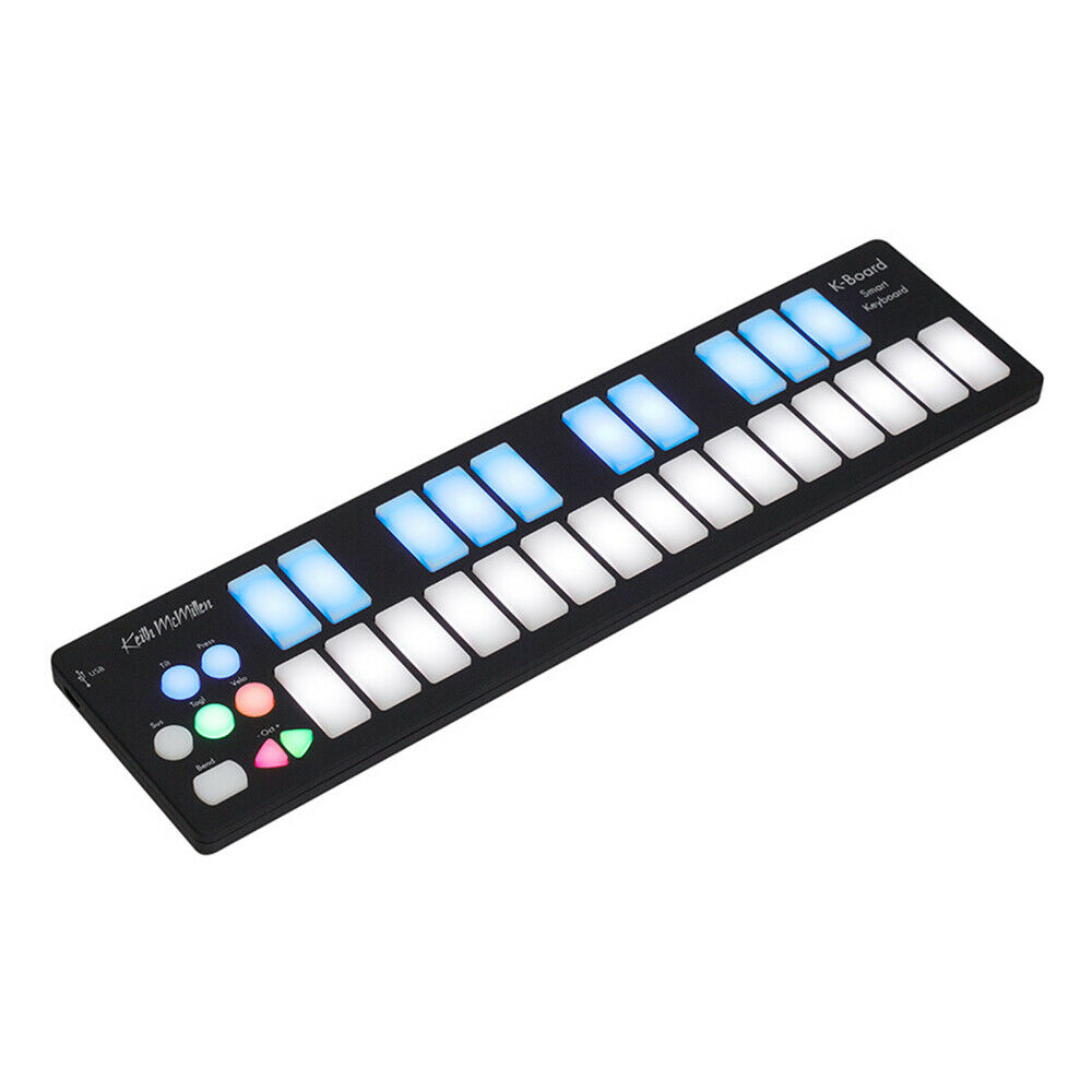 Keith McMillen Instruments K-Board USB MIDI Portable Travel Producer Keyboard - Fresh Stock Dated December 2025