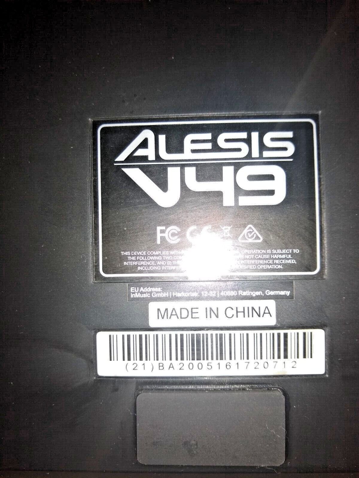 Alesis V49 USB Midi Pad Keyboard Controller - Fresh Stock Dated December 2025