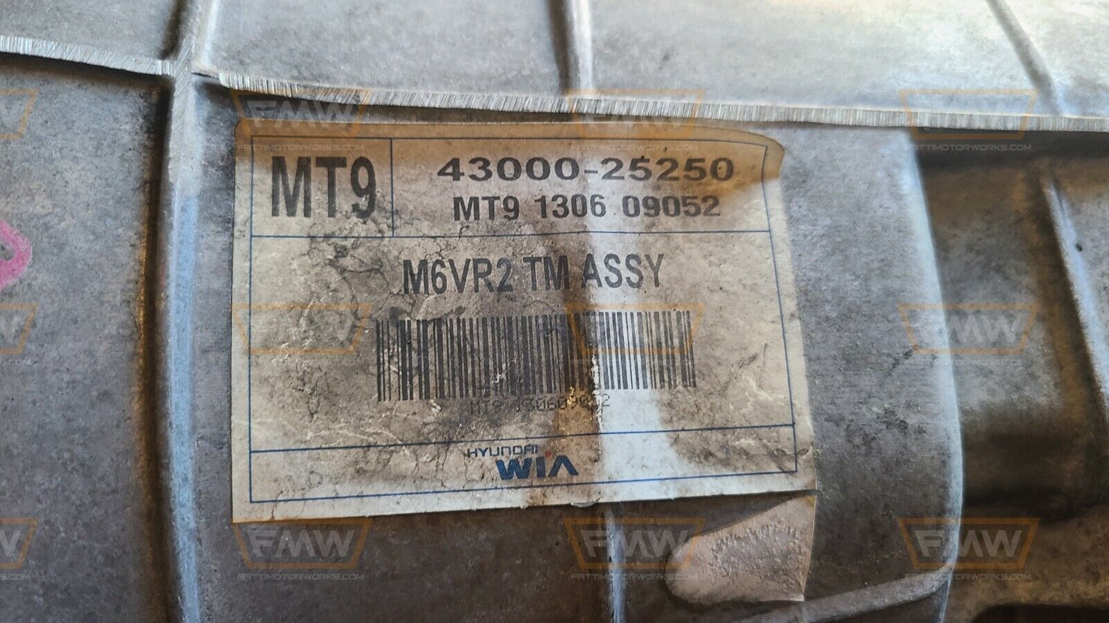 13-14 Genesis Coupe 2.0T 2.0 Turbo 6 Speed Manual Transmission TESTED - 85k - Fresh Stock Dated January 2026