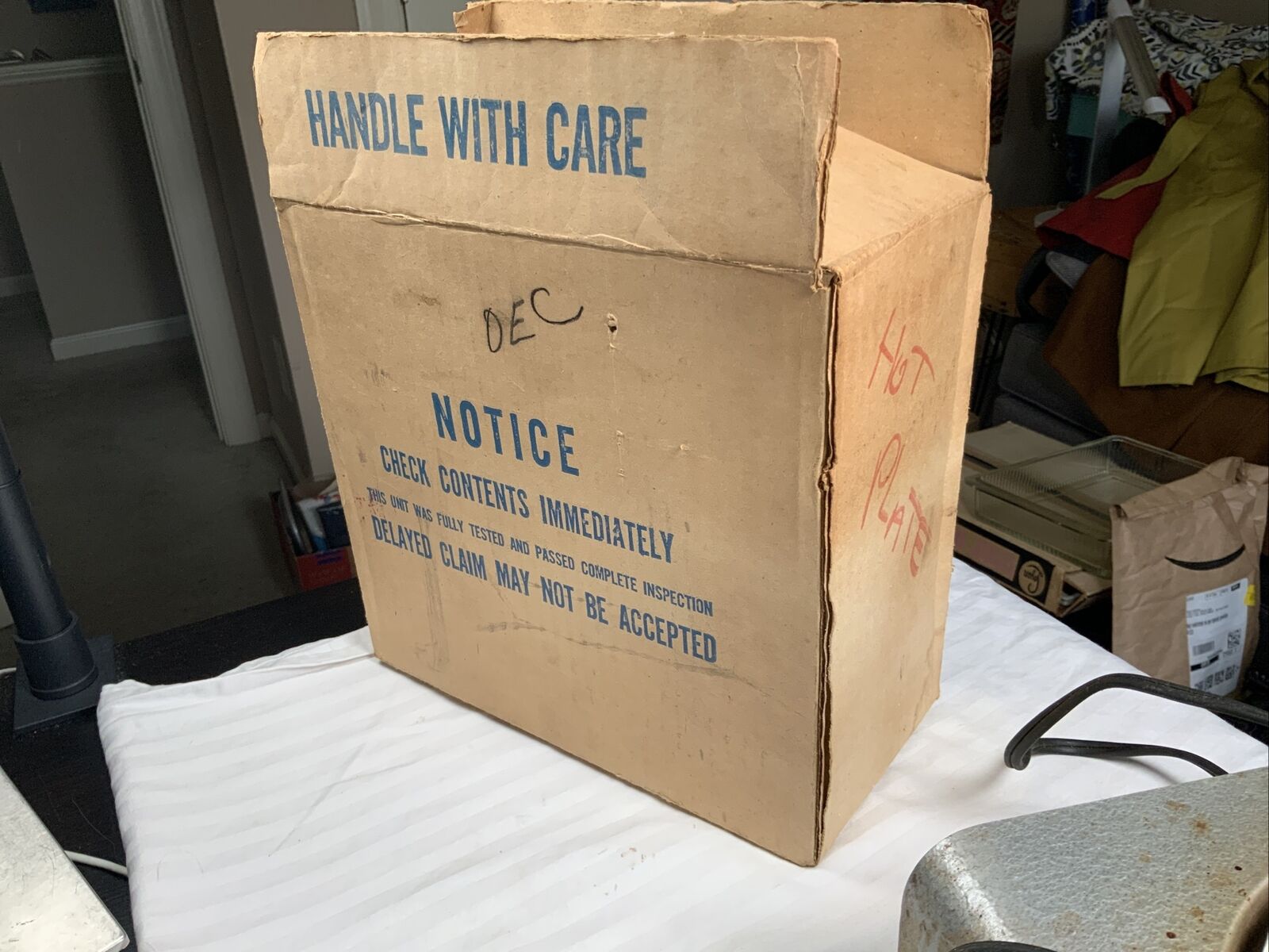 Vintage AJax / Standard-Hygrade Portable Electric Stove Hot Plate, Single Burner - Fresh Stock Dated February 2026