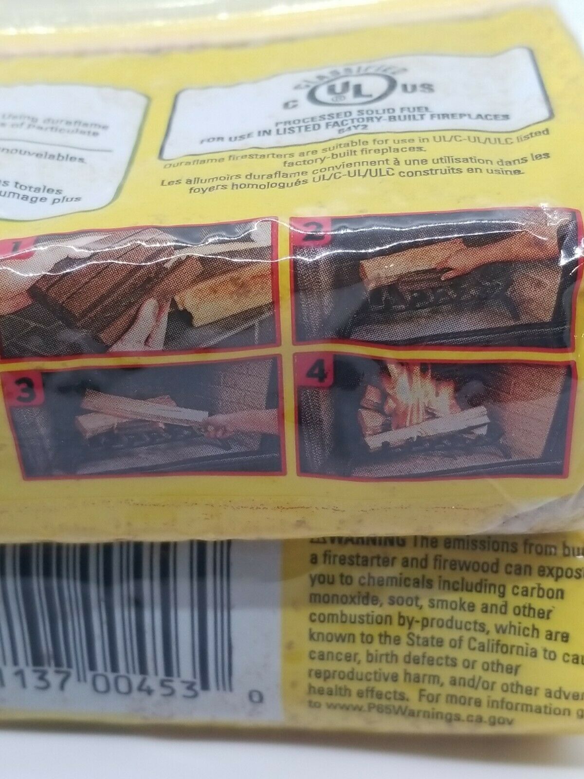 2 Packs of DURAFLAME Quick Start Firelighters 24 OZ. (4 Logs Per Pack) - Fresh Stock Dated December 2025