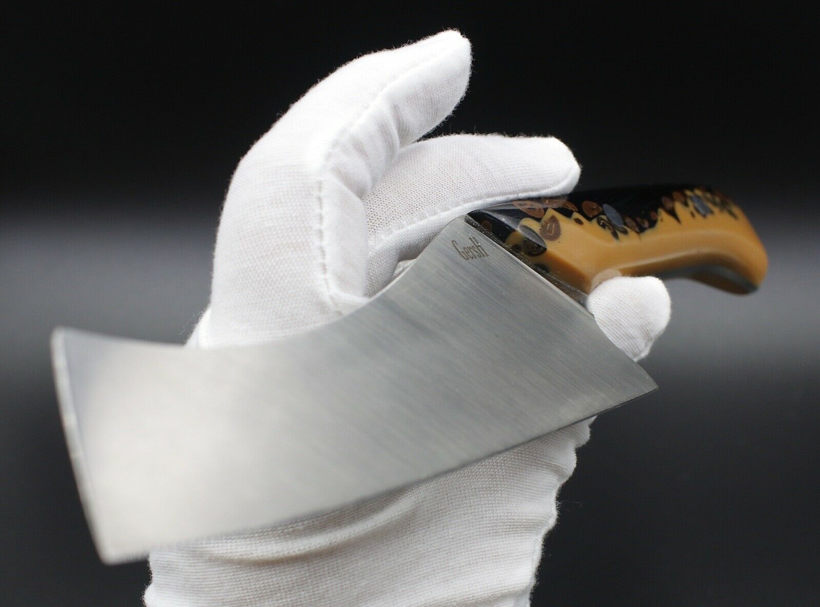 Caffe Mocha Chef - USA Made Custom Knives ELMAX Stainless Steel Coffee Handle - Fresh Stock Dated January 2026