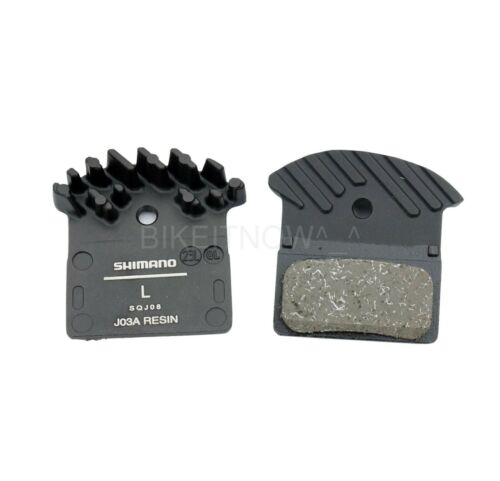 1 Pair Shimano XTR BR-M9000 Resin Pad J03A+Spring w/Fin Cooling Fin Ice Tec - Fresh Stock Dated December 2025