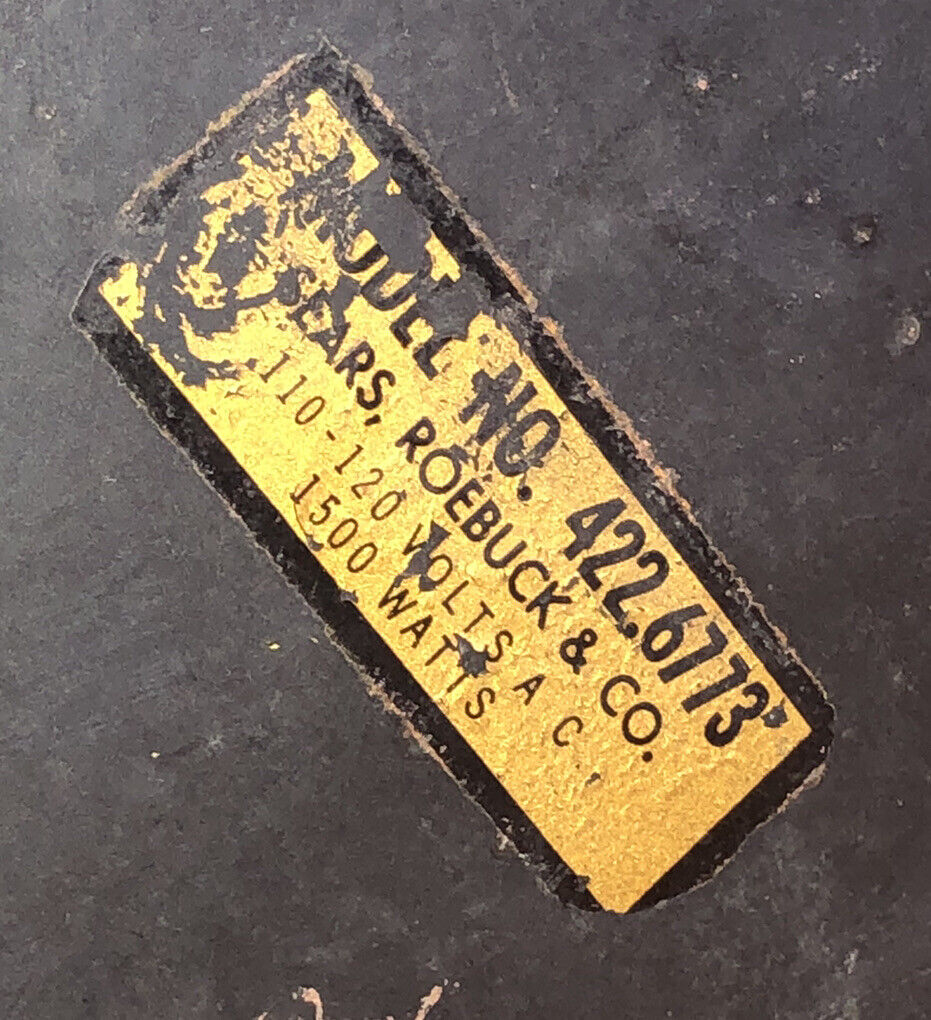 Vintage Kenmore 2 Burner Portable Electric Stove Hot Plate White Enamel Working - Fresh Stock Dated February 2026