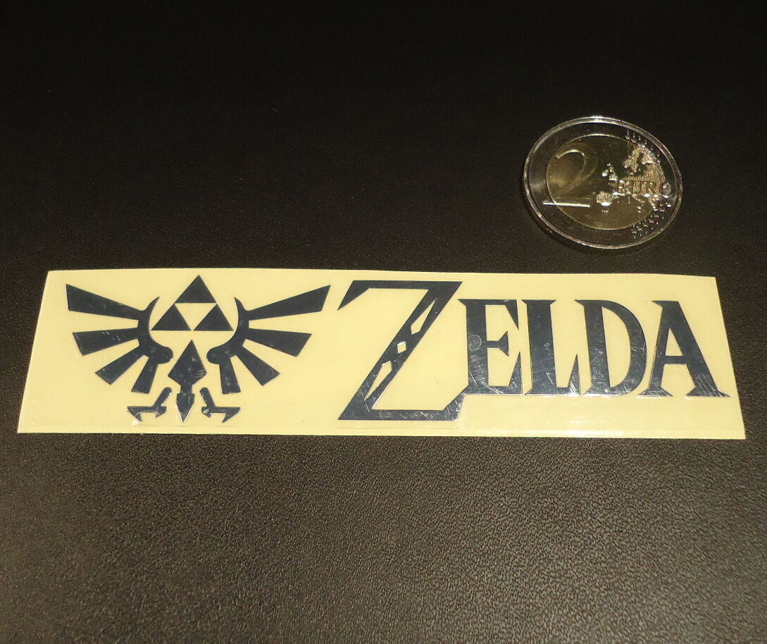 Zelda Label / Aufkleber / Sticker / Badge / Logo 10 x 2.4 cm [260] - Fresh Stock Dated February 2026