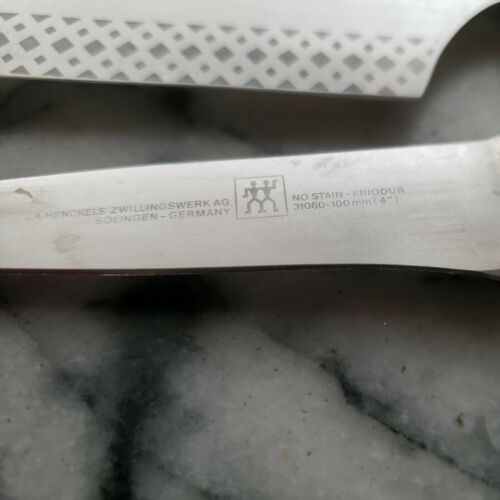 Lot of 4  German knives 1-JA Henckels, 1  ed Wusthof  all solingen germany - Fresh Stock Dated January 2026