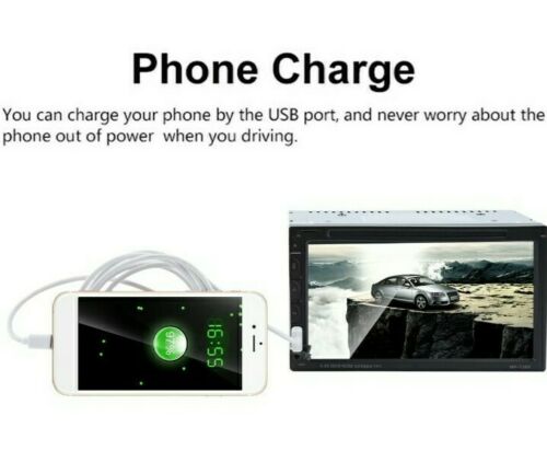 2 Din Car DVD Player Portable Bluetooth FM Radio - Fresh Stock Dated January 2026