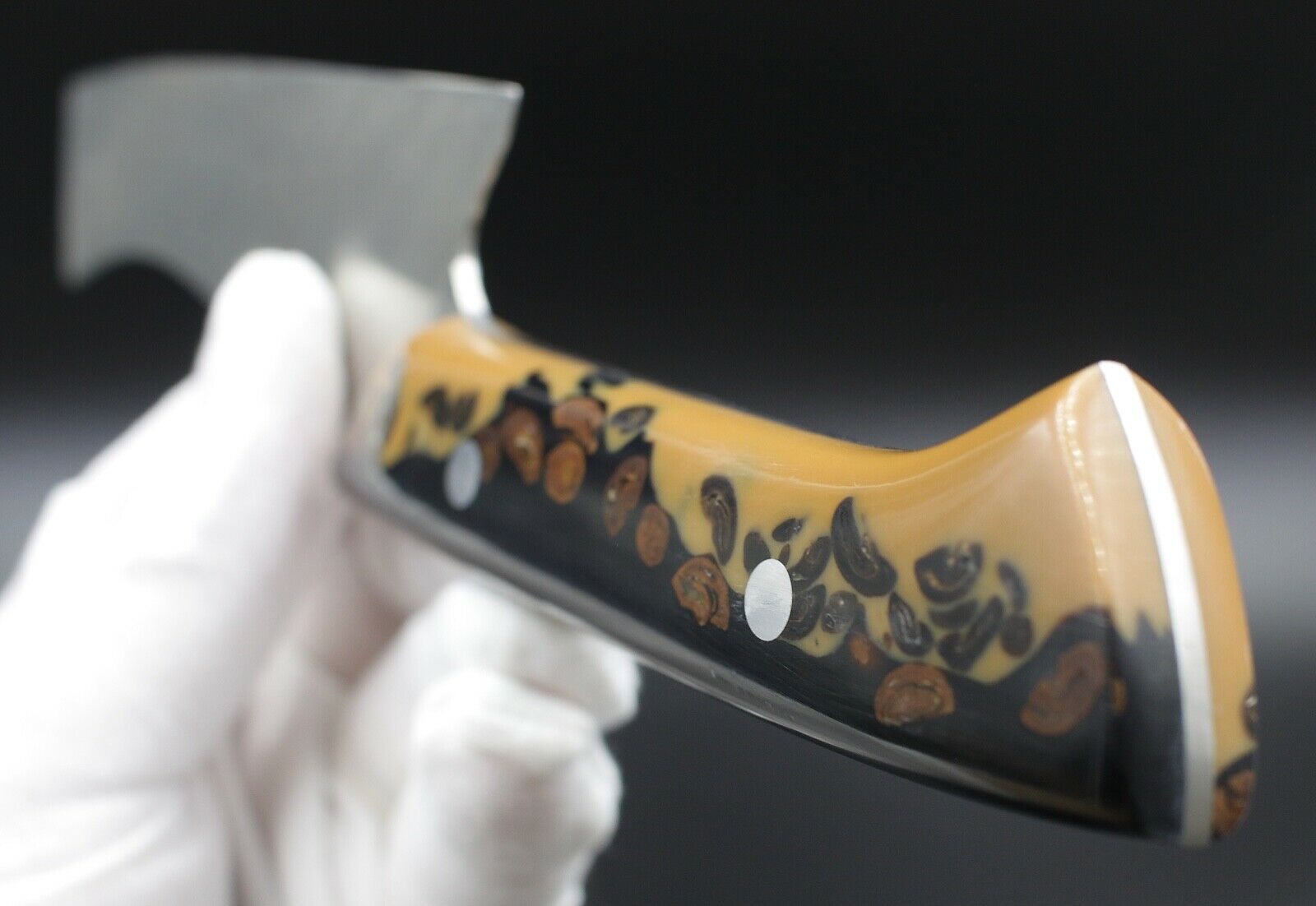 Caffe Mocha Chef - USA Made Custom Knives ELMAX Stainless Steel Coffee Handle - Fresh Stock Dated January 2026