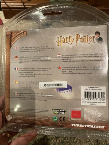 Harry Potter faceplate / jewel / Memory Card for Nintendo Gamecube - Fresh Stock Dated December 2025