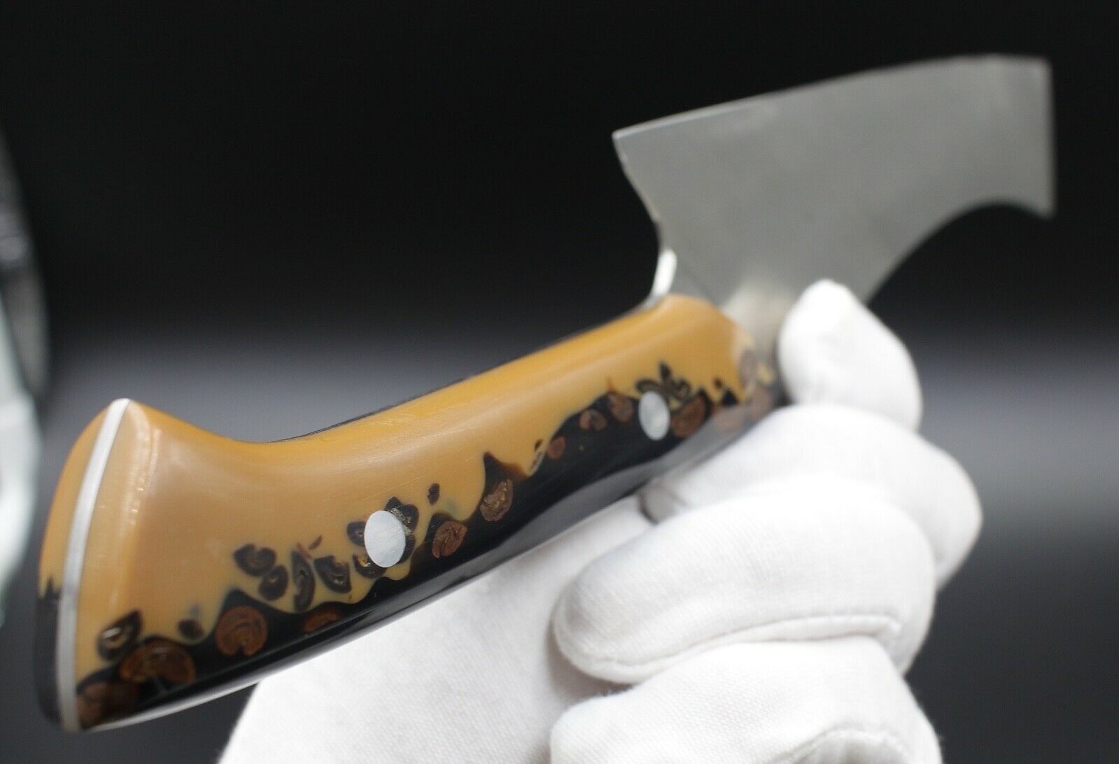 Caffe Mocha Chef - USA Made Custom Knives ELMAX Stainless Steel Coffee Handle - Fresh Stock Dated January 2026