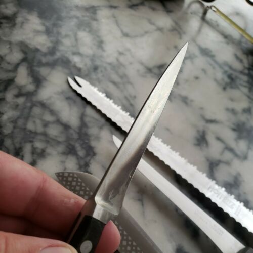 Lot of 4  German knives 1-JA Henckels, 1  ed Wusthof  all solingen germany - Fresh Stock Dated January 2026