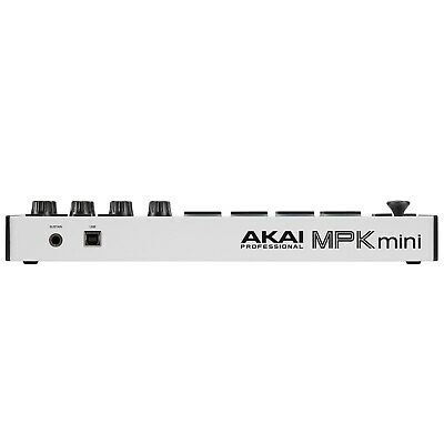 Akai MPK Mini MKII MK3 White 25-Key USB MIDI Keyboard Controller w/Headphones - Fresh Stock Dated December 2025