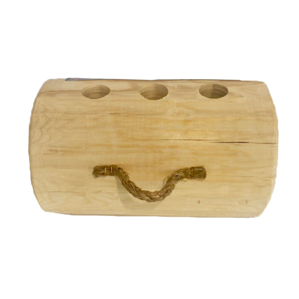 TimberTote TripleTorch One Log Campfire Fire Wood Log with 3 Chimneys (2 Pack) - Fresh Stock Dated January 2026