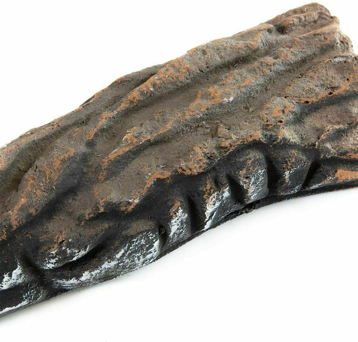 8PC Set Realistic Flame Large Ceramic Wood Ash Logs Fire pit Log Kit - Fresh Stock Dated January 2026