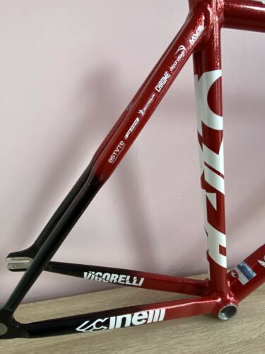 Cinelli Vigorelli Red Special Track Red hook Crit 54cm FRAMESET Super Rare - Fresh Stock Dated December 2025