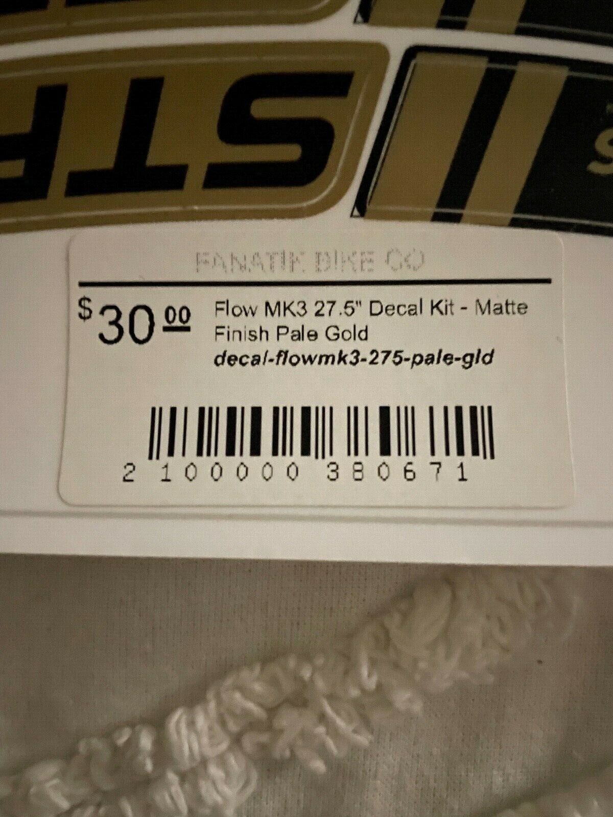 Invisiframe Transition Carbon Patrol 19 Gloss LG - Fresh Stock Dated January 2026