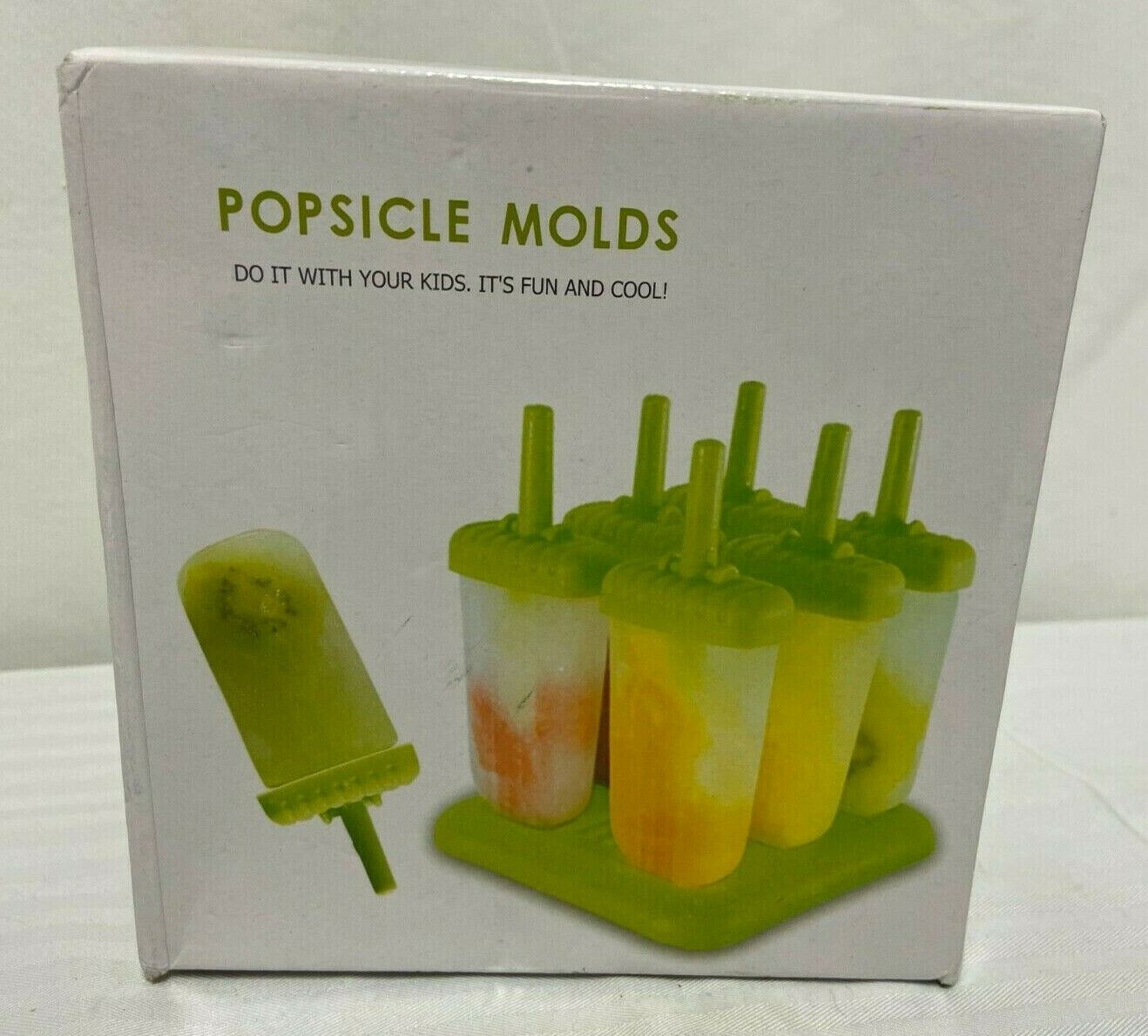 6 Popsicle Molds Frozen Ice Popular - Fresh Stock Dated February 2026