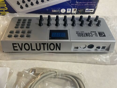 Evolution U-Control UC-16 MIDI Real Time Controller - Fresh Stock Dated December 2025