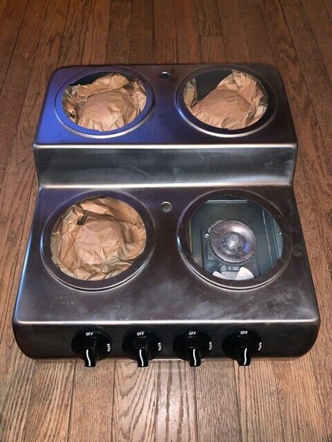 Vtg Silex Gas Top Range Model HGT-4 4 Bowl Grate Burner Bloomfield Industries - Fresh Stock Dated February 2026